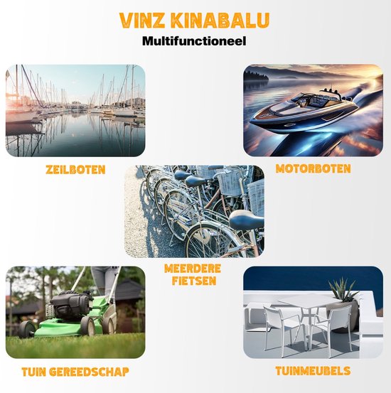 VINZ Kinabalu Kabelslot 12mm x 5 Meter Bootslot / Tuinmeubel slot / Terras slot 500 cm van VINZ — afbeelding 5
