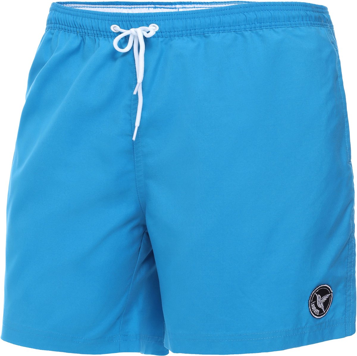 Ladeheid LA-LA40-128-SWS Heren Zwembroek - Zwemshorts - met zijzakken en achterzak - sneldrogend - met binnenslip van mesh - Koordsluiting - Polyester - Lichtblauw - S