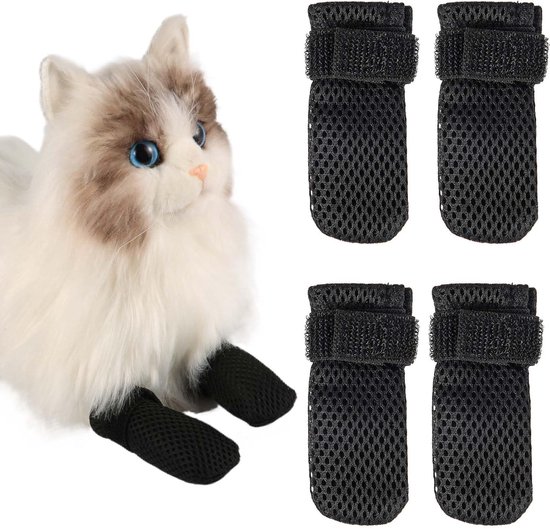 Cobee Zachte kattenkegelkraag, beschermende schattige kleine kat herstelkraag verstelbare bevestigingsmiddelen halsbanden voor kittens katten E-halsbanden na operatie wondgenezing, geschikt voor 16