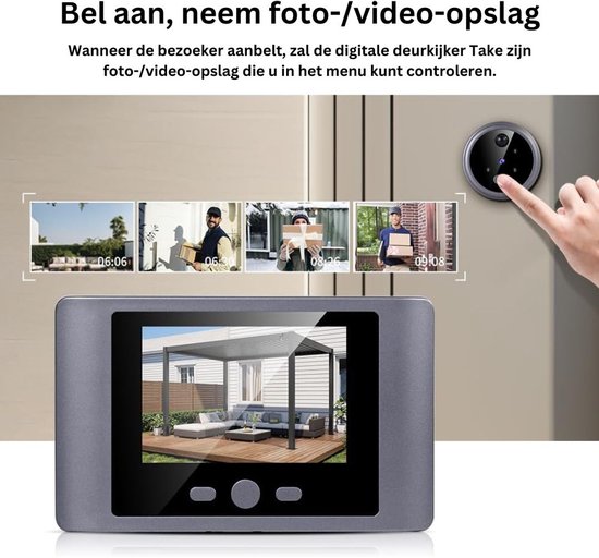 ApexArte® Deurbellen met Camera - Video Deurbel - Draadloos - Full HD van ApexArte — afbeelding 5