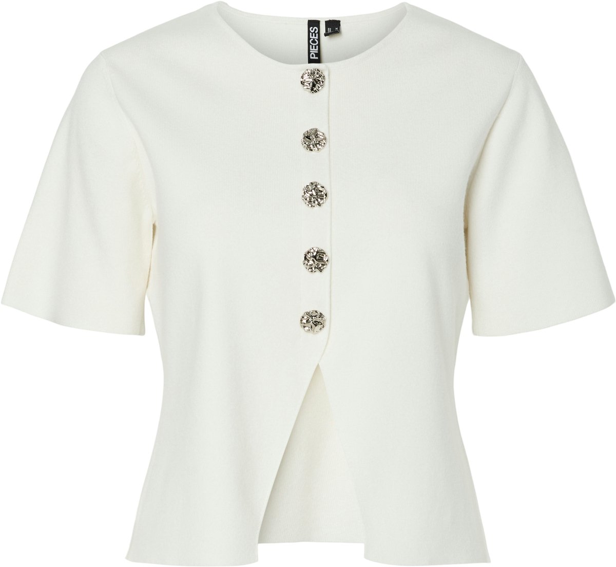 Pieces gebreid vest PCMARIE SPLIT