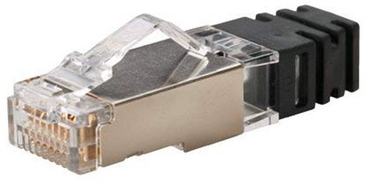 Panduit SPS6X88-C kabel-connector RJ-45 Zwart, Metallic, Transparant