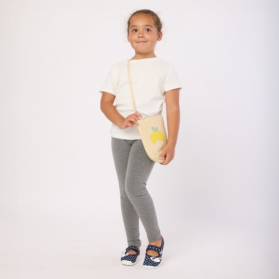 Merry Style Meisjes Leggings - Sport - Vrijetijdsbroek - Lang - Katoen – Sportbroek – Zwart – 134 - MS-MS10-225-LE-new