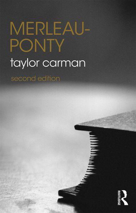 De tweede editie van Merleau-Ponty door Taylor Carman, met een close-up van de boekrug.