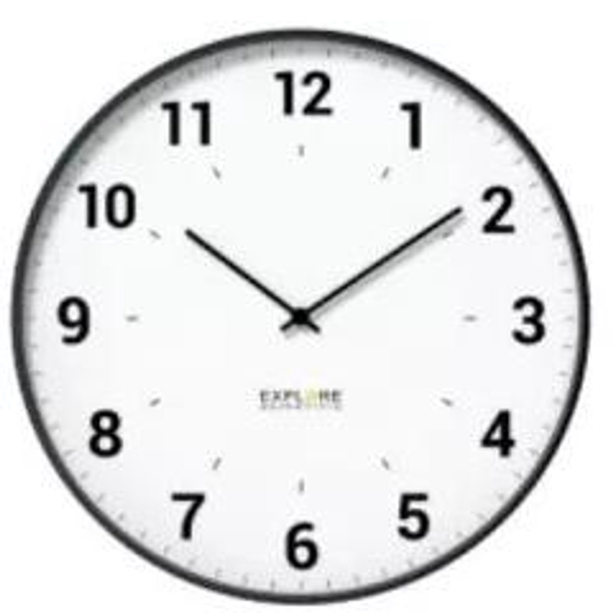 Explore Scientific RAC1003 wand- & tafelklok Rond Wit