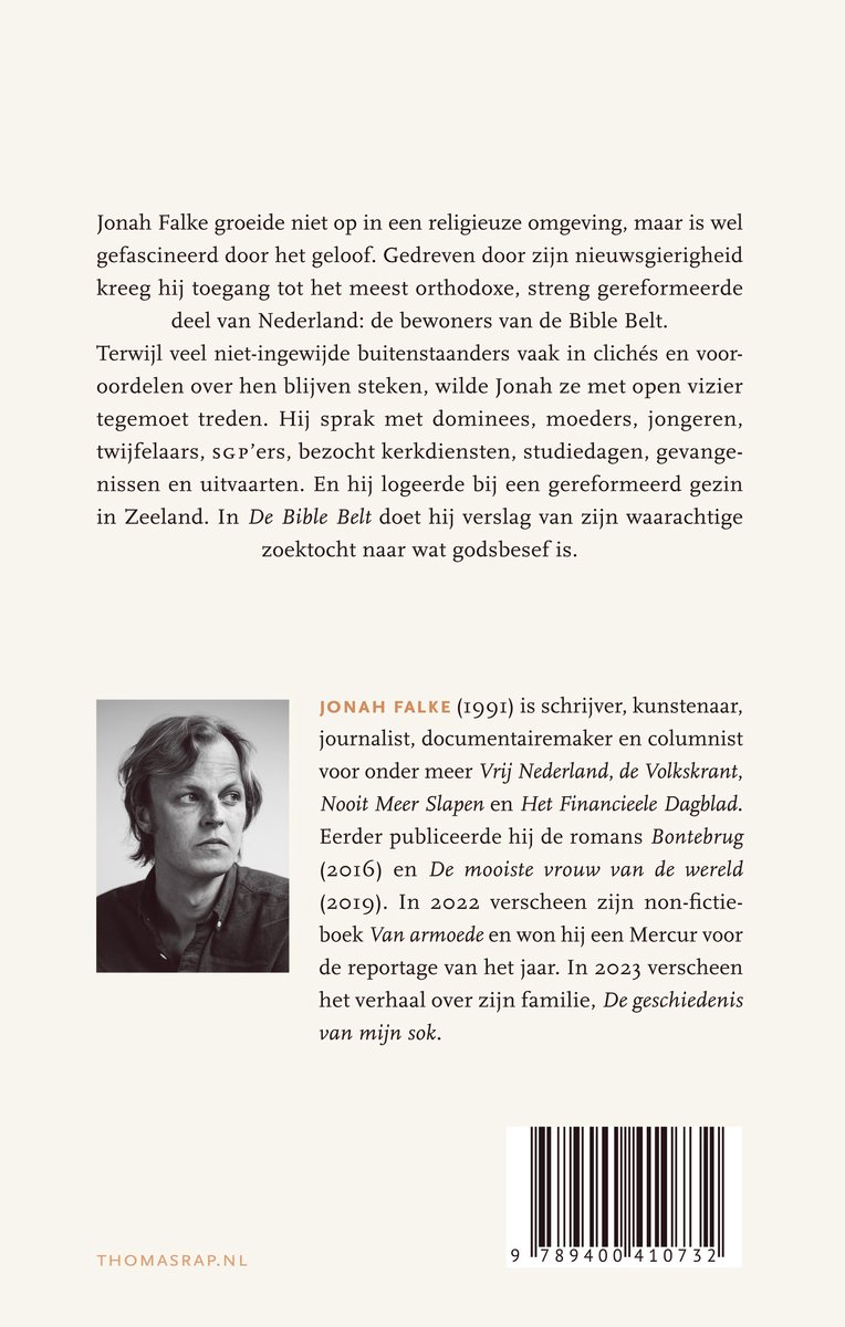 De Bible Belt - back cover