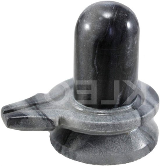 Marmeren Shiva Lingam Beeld - 9 cm
