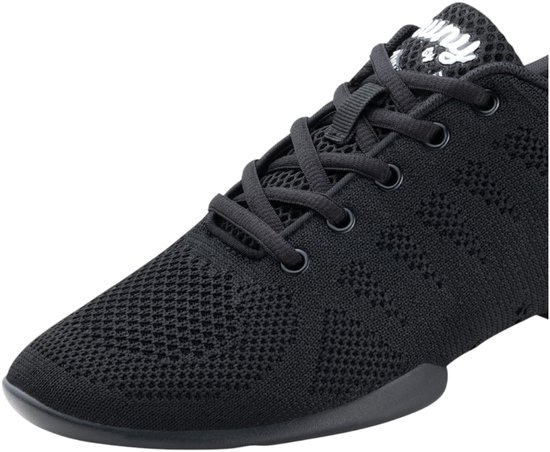 Baskets de danse Anna Kern Suny 120 Femme - Baskets Salsa - Baskets de Danse - Semelle fendue - Danse de salon, Salsa, Latin, Danse de salon, Jazz - SUNY - Zwart - 36