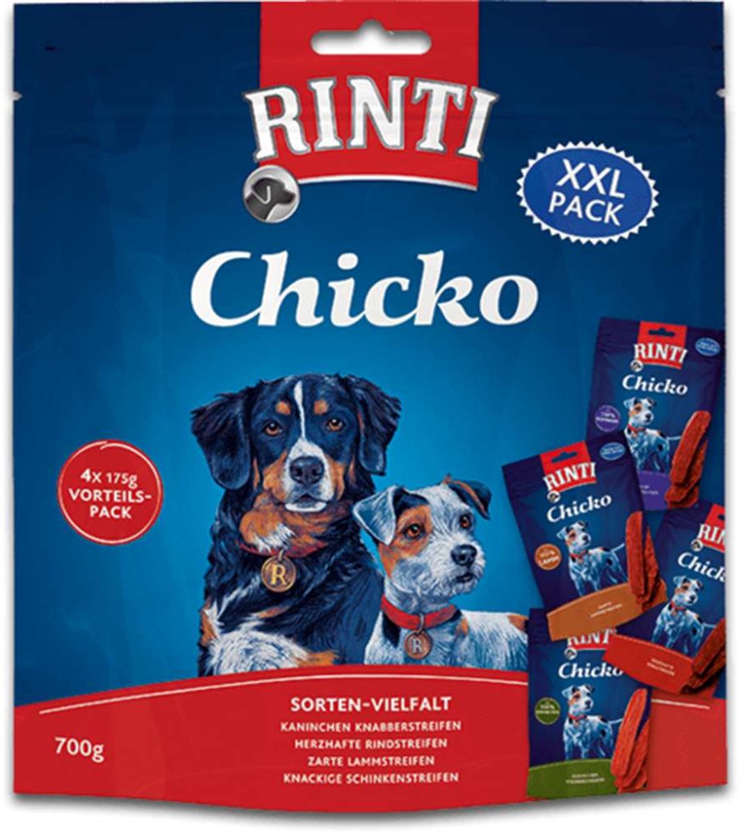 Rinti - Chicko variëteit 4x700g - 4 variëteiten voordeelverpakking