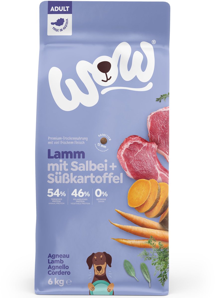 Wow WOW! Adult Hondenvoer - Lam - 6 kg