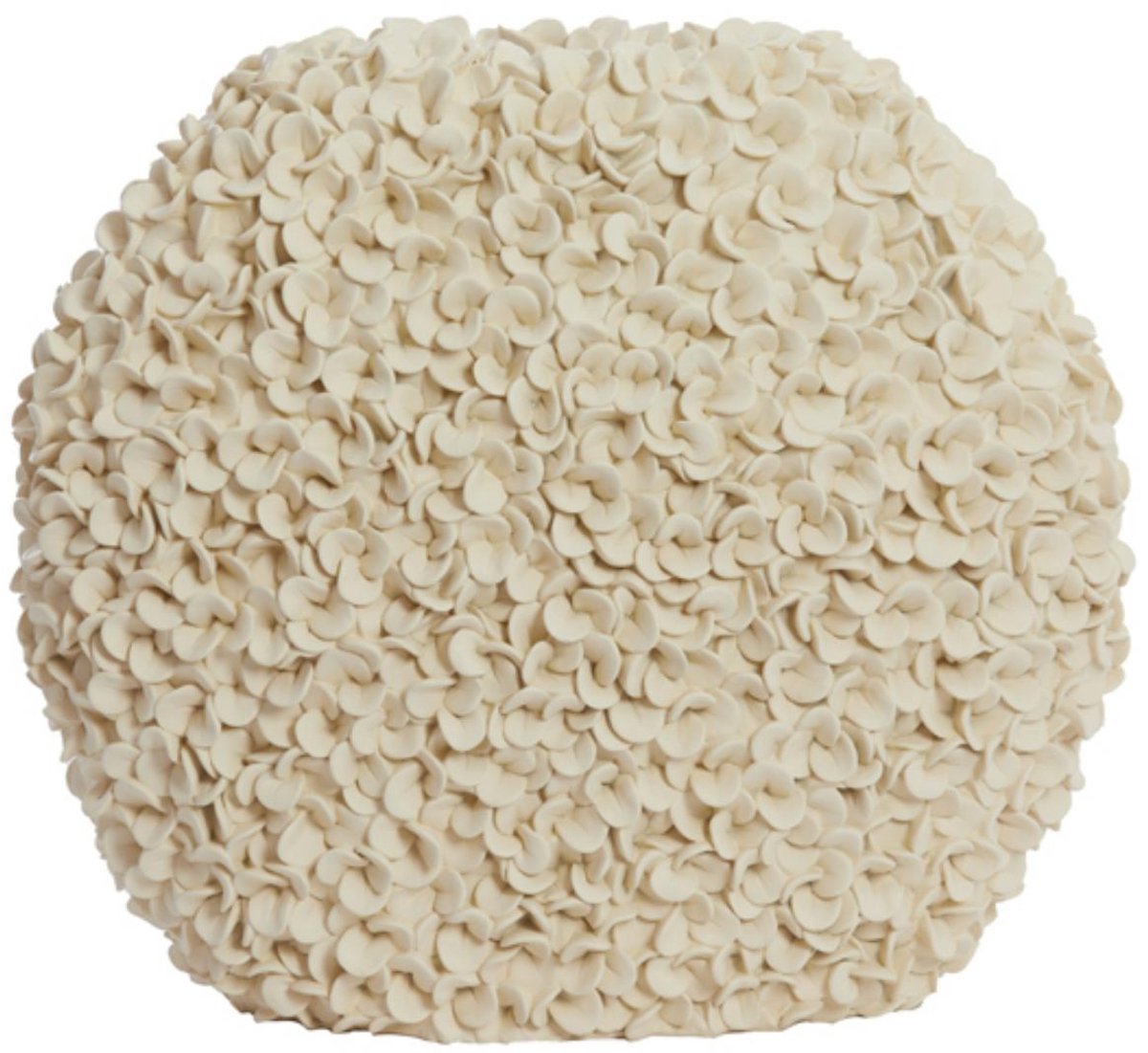 Vaas Phylia - Wit - 52x23x46.5cm - Kunststof - Modern - Bloemenvaas - Woondecoratie - Decoratieve vaas voor woonkamer of slaapkamer - Moederdag - Moederdag cadeautje - Moederdag cadeau voor mama