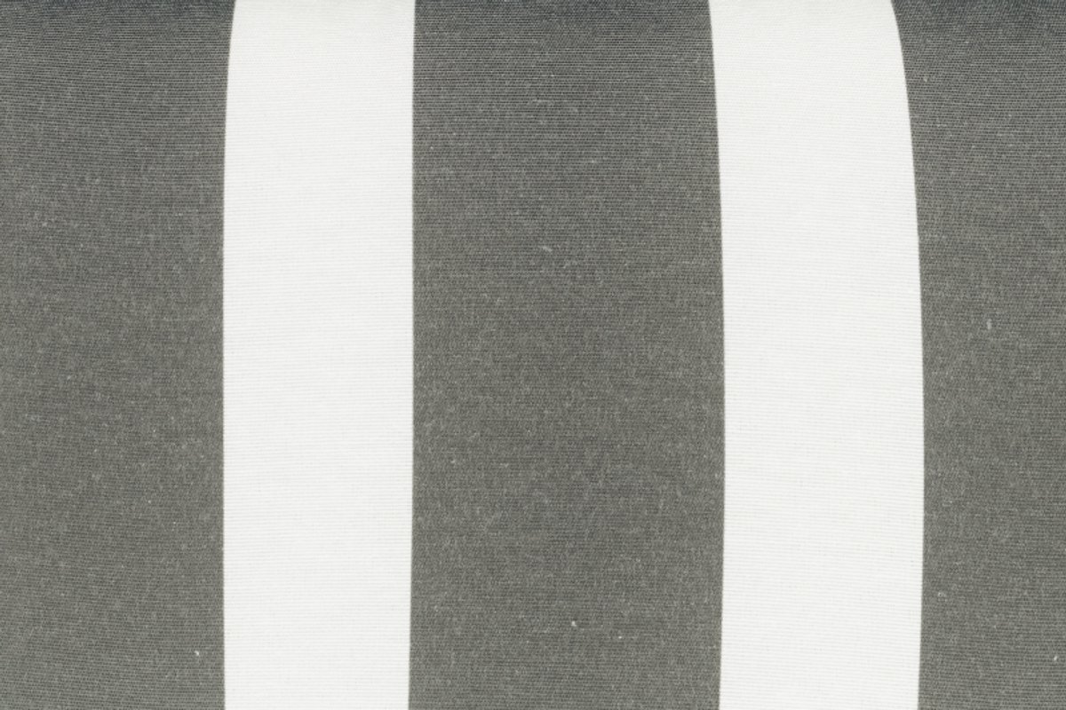 Hartman Roma grey - grijze streep - hoge rug - 123x50x8cm