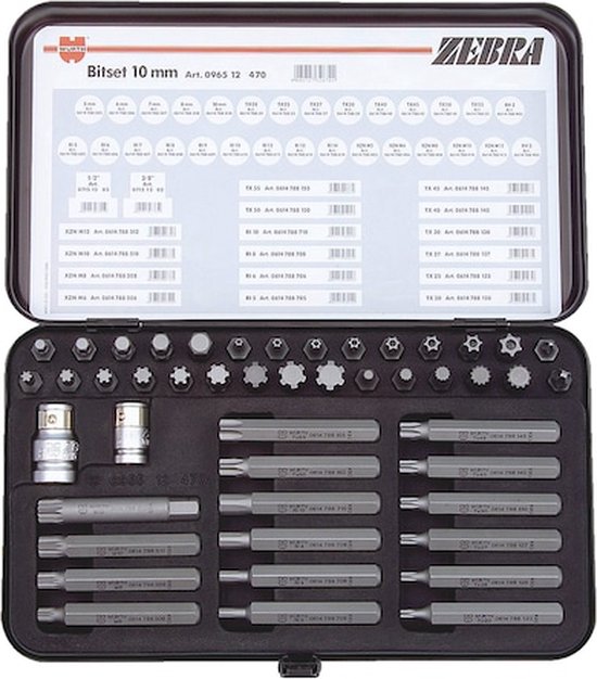 Wurth - Assortiment d'embouts 47 pièces - Assortiment d'embouts 47 pièces x 1 pièce -