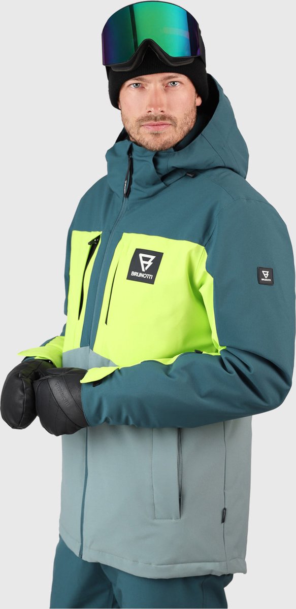 Brunotti Aratin Heren Wintersport Ski Jas Groen