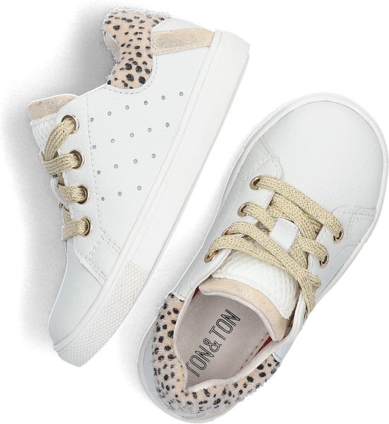 Ton & Ton Baskets Tara Low - Baskets en cuir - Filles - Wit - Taille 28