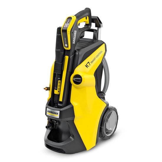 Kärcher K 7 Smart Control Flex eco!Booster Hogedrukreiniger - PremiumFlex hogedrukslang - Incl. eco!Booster - 180 bar - 600 l/u - 60 m²/u - Boost modus - App bediening