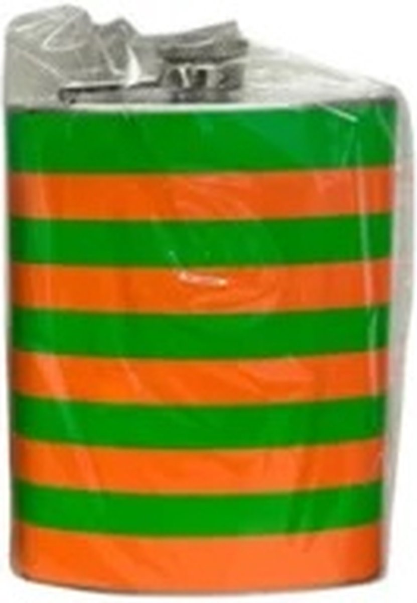 heupfles Kruikenstad/oranje groen
