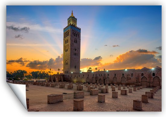Marrakech Poster - Marokko - Schilderij - Foto - Print - Groot - Canvas