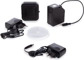 Bol.com Velleman Draadloze infraroodbarrière elektrische ir-lichtsluis 7 m bereik reflectie fotobarrière ip44 instelbare alarm t... aanbieding