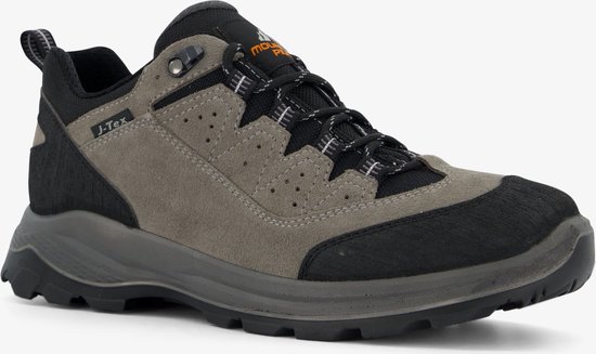 NAGABA - Heren wandelschoenen - Trekkingschoenen - Heren outdoorschoenen van echt leer, met veters - Wandelschoenen, leren schoenen met dikke