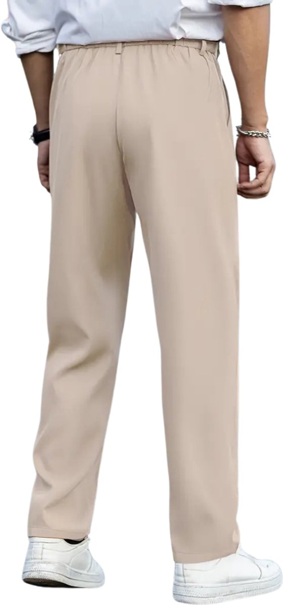 Livano Golfbroek Heren - Golfkleding - Golfen - Golf Accessoires - Nette Pantalon - Abrikoos XXXXL - Maat 58 van Livano — afbeelding 2