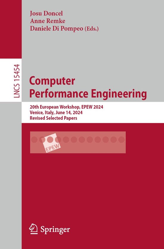 Springer Nature Proceedings Computer Science - Computer Perf ... - cover