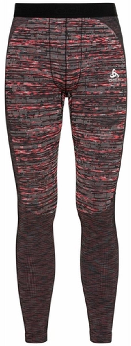 Ondergoed Odlo Men BL Bottom Long Blackcomb Eco Exuberant Orange Space Dye-S