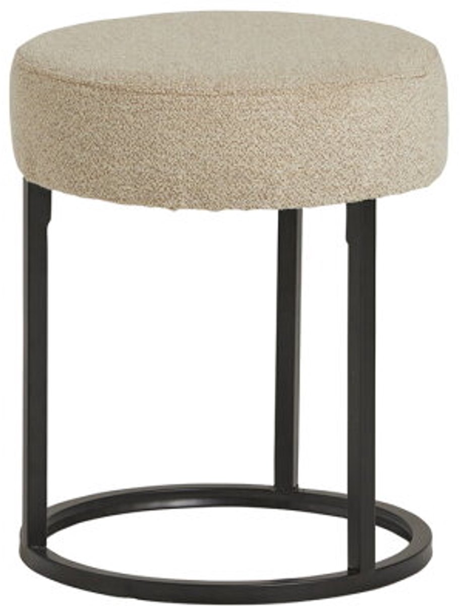 Escabel poef - Ø40 - Rhythm - Beige 05 - Unique Collection