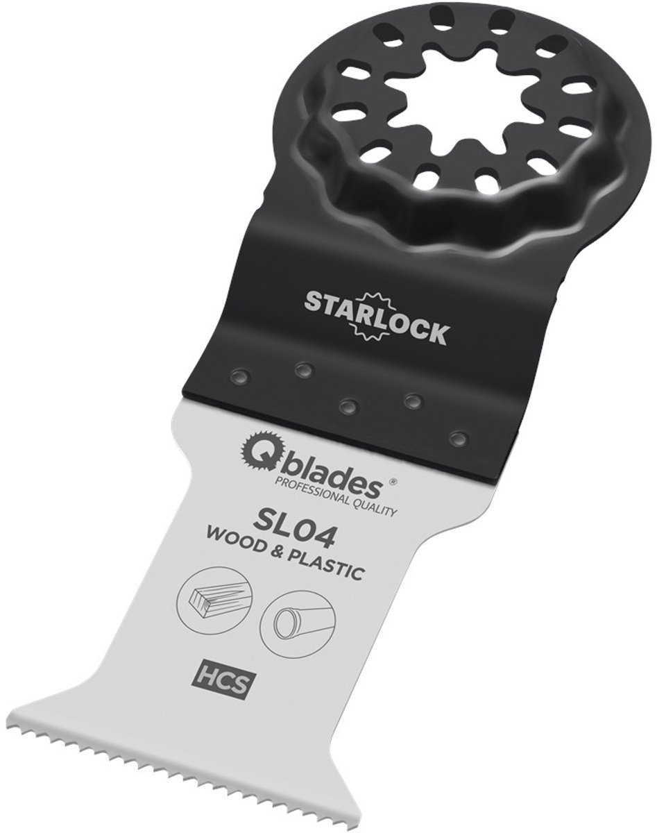 Qblades zaagblad standaard 32x50mm hcs sl04-5st ( a 1 pak )