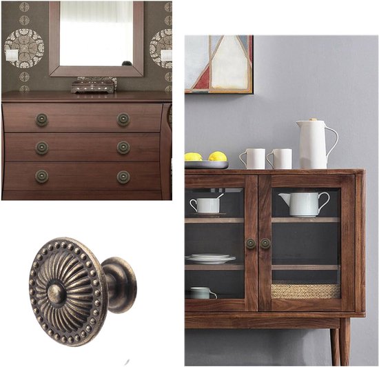 6 stuks Keramische Handgrepen Knoppen Trekhendel voor Lade Moderne Meubelbeslag, Keukenkast Dressoir Knop Trekt voor Kinderen Kinderen Leuke Ronde Keuken Deurklink (Geel