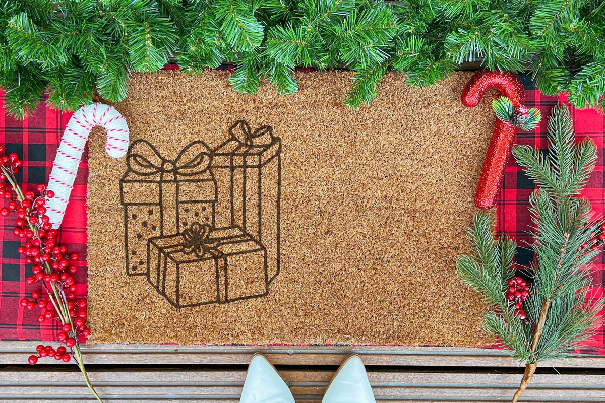 Christmas Gift | 60x40 cm | Nieuwe huis cadeau | Ingangsmat | Deurmat met stijl | Verhuizing cadeau | Praktisch & trendy | Perfect voor binnenkomst | Cadeau voor nieuwe woning