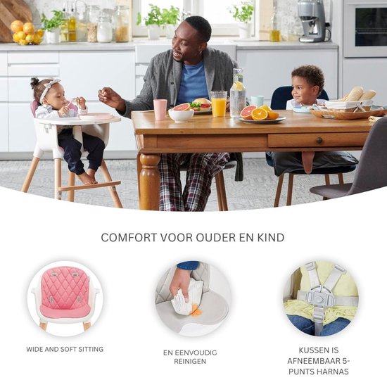 VELTRR® Kinderzetel - Eetstoel Baby 6 Maanden en Ouder - Kinder Eetstoel - Kinderstoel - Inklapbare Eetstoel van VELTRR — afbeelding 3