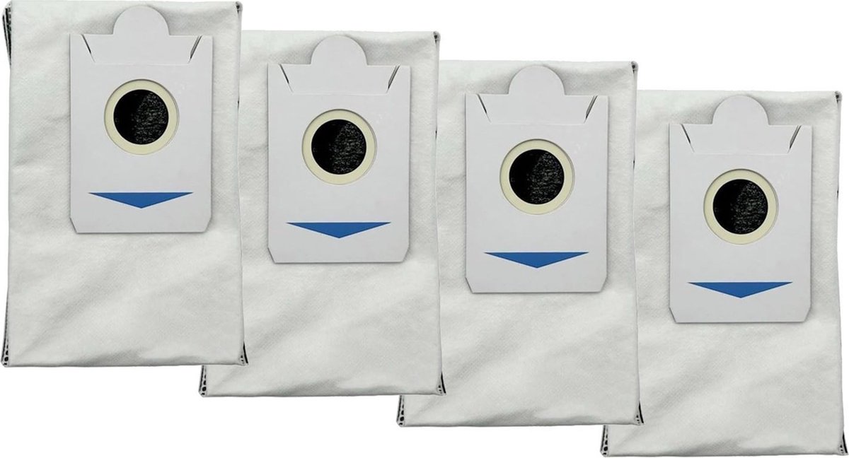 Plus.Parts Ecovacs Deebot X2, X5 en T30S Serie Stofzakken (4 Stuks, Plus.Parts® alternatief voor DDB030025) Overig
