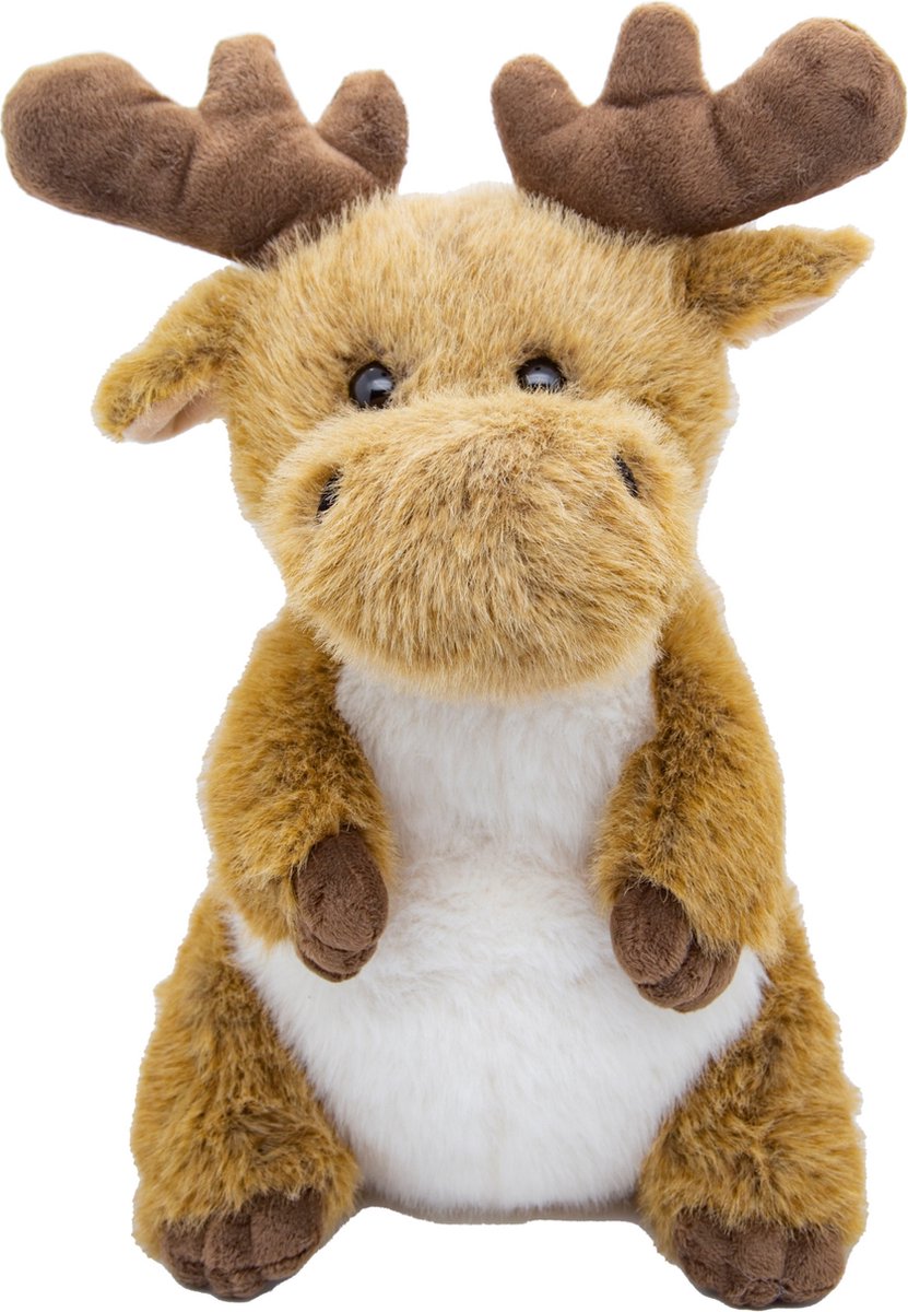 Cute since 1999 Knuffel Rendier  Zittende Rendier speelgoed Baby knuffel  Klein  20cm