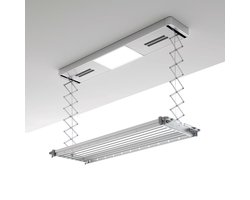 Foxydry 160 cm PRO electrisch plafonddroogrek met verwarming - 160 X 53 X 25 cm