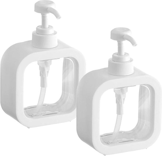 Xivada Koffiesiroop dispenser 500 ml glas - set van 2 Xivada Koffiesiroop dispenser 500 ml glas - set van 2