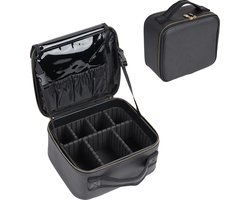 YONO Make Up Tas met Organizers - Beautycase Koffer - Dames en Meisjes - Zwart