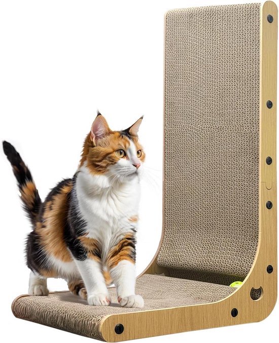 Krabkarton, zuignap kat, kattenkrabkussen, krabpaal kat