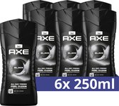 AXE 3-in-1 Douchegel - Black - 6 x 250 ml - Voordeelverpakking