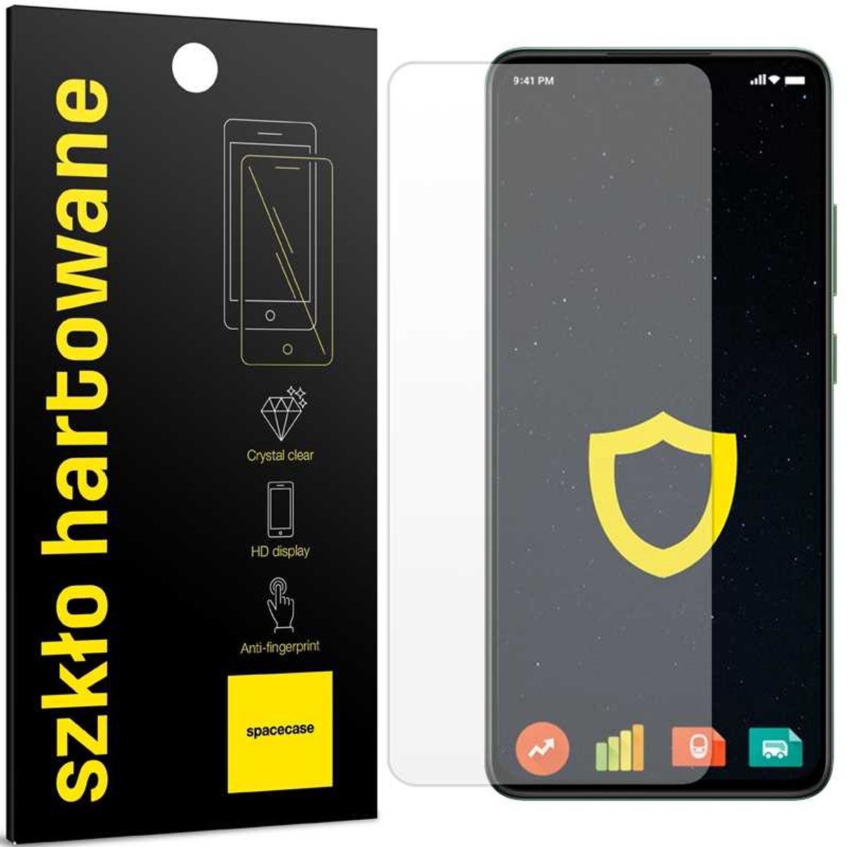 Spacecase Gehard Glas 2.5D Voor Oppo Reno 12F 5G 12Fs 5G Bescherming