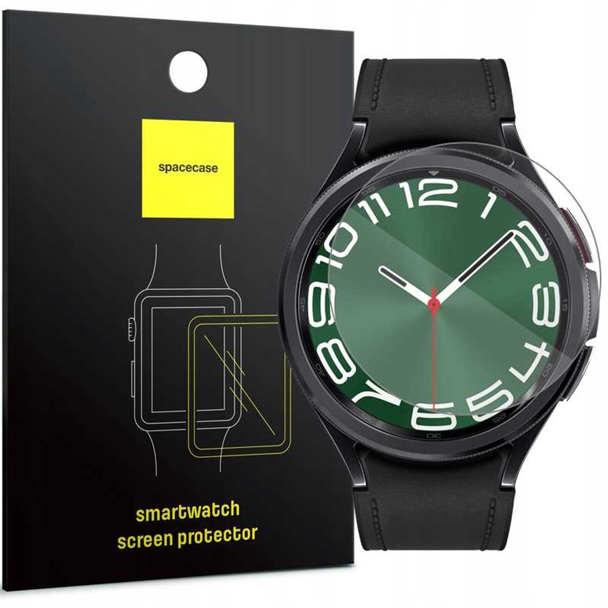 Spacecase Gehard Glas 2.5D Voor Samsung Galaxy Horloge 6 Classic 47 Mm