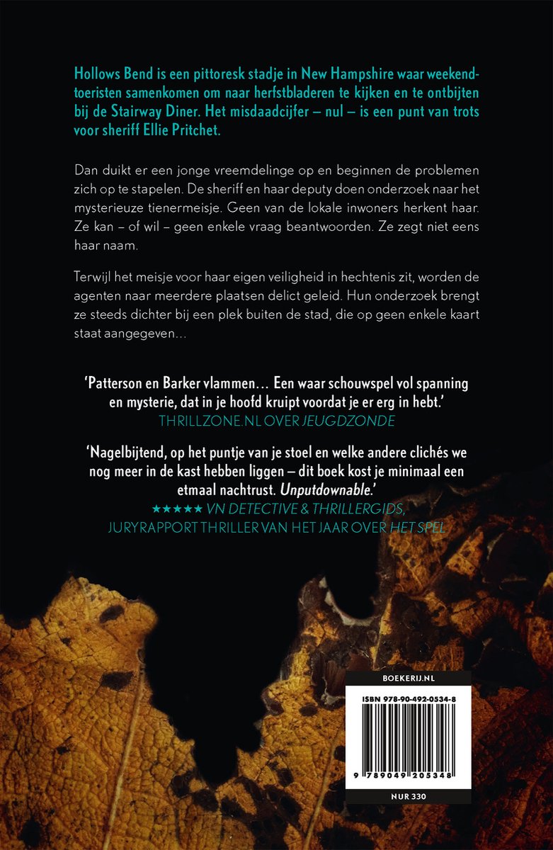 Doodsvonnis - back cover