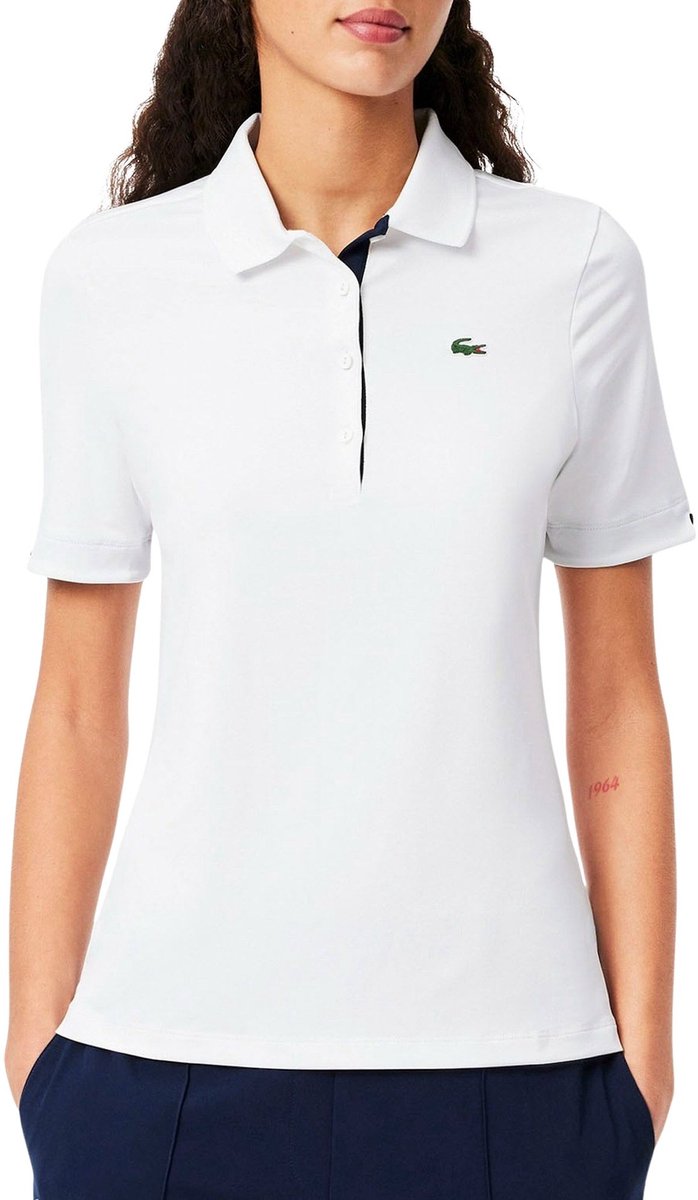 Lacoste Stretch Polo Dames Marineblauw