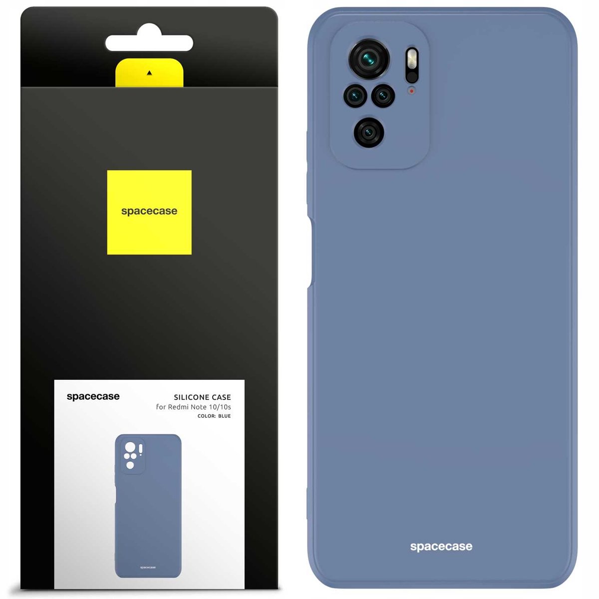 Spacecase Case Cover Voor Xiaomi Redmi Note 10 10S Blauw
