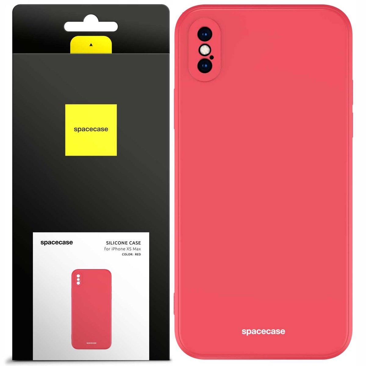 Spacecase Siliconen Case Cover Voor Iphone Xs Max Rood