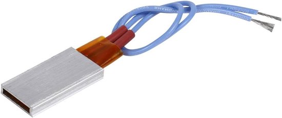 PTC Heating Element AC/DC 12V Thermostat Aluminum Housing Ceramic Heating Plate Tempering Device Heater (3 Optional) (Size : 110°C)
