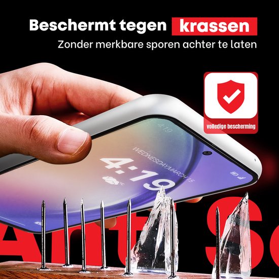 Convient pour Samsung A54 Protecteur d'écran Tempered Glass Verre de Protection - 2 pièces Extra Fort