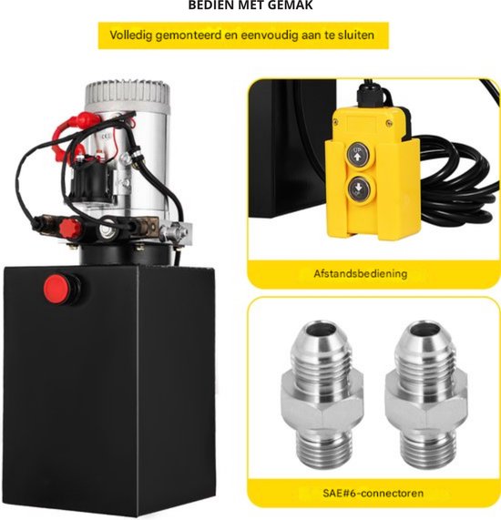 Dumptrailerpomp - Hydraulisch Apparaat - 12V DC - 3200 PSI Capaciteit van Mophorn — afbeelding 3