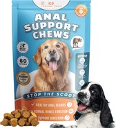 K9 Laboratories - Anal Gland Support - Honden - Anaalklieren Hond Supplement, Bij Sleetje Rijden en Verstopte Anaalklier - 100% Natuurlijk - 60 Stuks