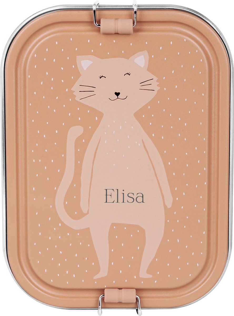 Studio Balune Gepersonaliseerde Trixie Lunchbox - Mrs. Cat